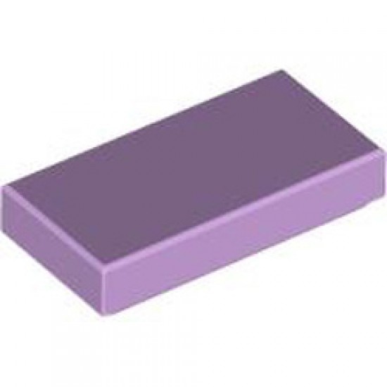 Flat Tile 1x2 Lavender