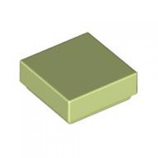 Flat Tile 1x1 Spring Yellowish Green
