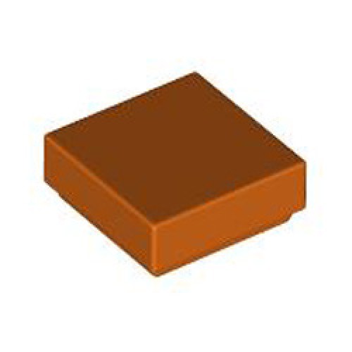 Flat Tile 1x1 Reddish Orange