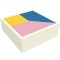 Flat Tile 1x1 Number 216 (3 Colours Polygon) White