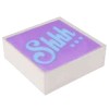 Flat Tile 1x1 with Shhh... White