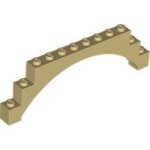 Arch 1x12x3 Brick Yellow
