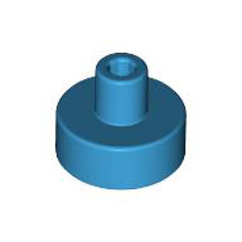 Plate 1x1 with 3.2 Shaft and 1.5 Hole Dark Azur