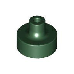 Plate 1x1 with 3.2 Shaft and 1.5 Hole Earth Green