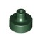 Plate 1x1 with 3.2 Shaft and 1.5 Hole Earth Green
