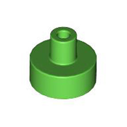 Plate 1x1 with 3.2 Shaft and 1.5 Hole Bright Green