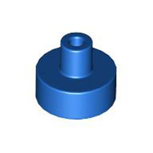 Plate 1x1 with 3.2 Shaft and 1.5 Hole Bright Blue