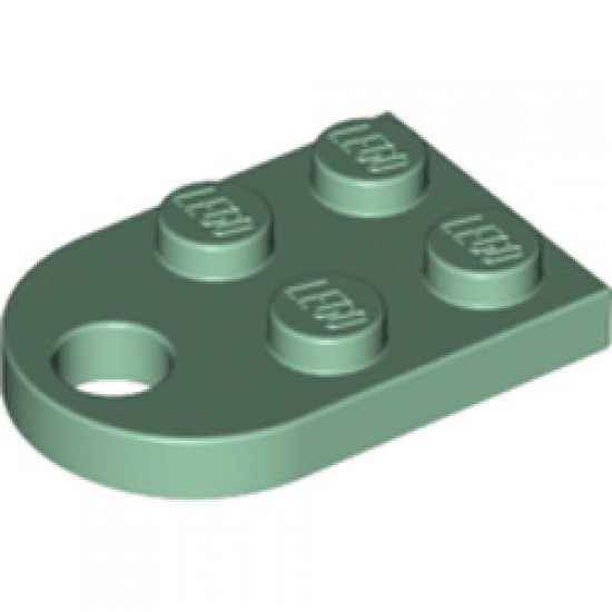 Coupling Plate 2x2 Sand Green