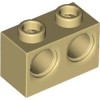 Brick 1x2 Modified 2 Holes Diameter 4.87 Brick Yellow