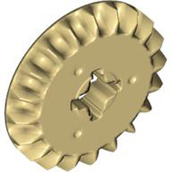 Bevel Gear Z20 Brick Yellow