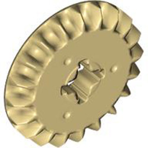 Bevel Gear Z20 Brick Yellow