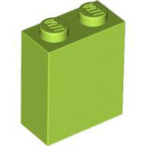 Brick 1x2x2 Bright Yellowish Green