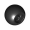 Ball 10.2 with Cross Hole Black