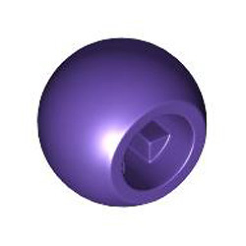 Ball 10.2 with Cross Hole Medium Lilac