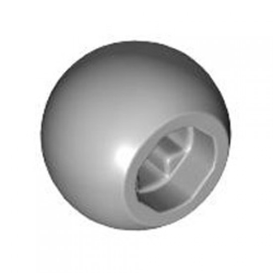 Ball 10.2 with Cross Hole Medium Stone Grey
