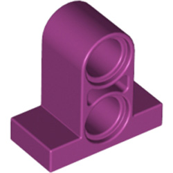 T-Beam with Plate 1x2 with Tube Bright Reddish Violet T-Beam with Plate 1x2 with Tube Bright Reddish Violet