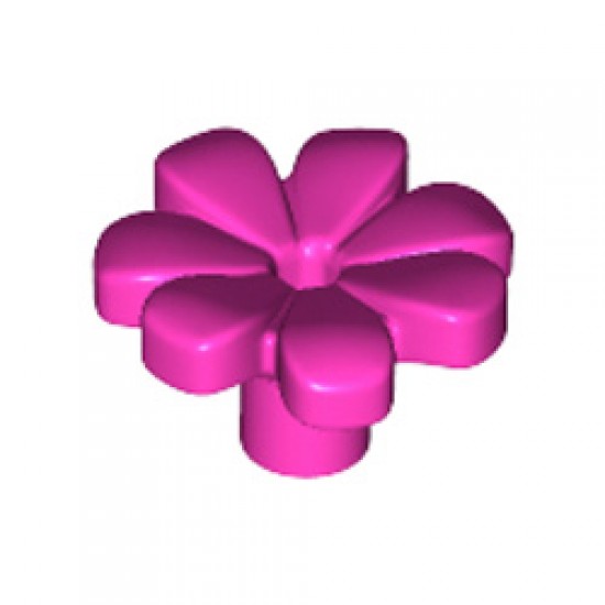 Flower with 3.2 Shaft 1.5 Hole Number 1 Bright Purple