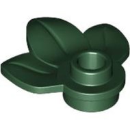 Plant with Plate 1x1 Number 1 Earth Green