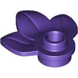 Plant with Plate 1x1 Number 1 Medium Lilac