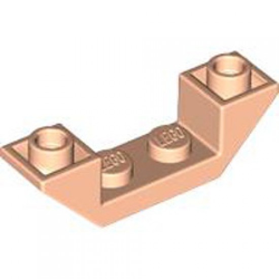 Roof Tile 1x4 Inverted Degree 45 with Cutout Light Nougat