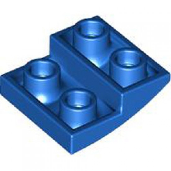 Brick 2x2x2/3, Inverted Bow Bright Blue