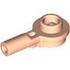 Plate 1x1 Round with Horizontal 3.2 Shaft Light Nougat