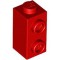 Brick 1x1x1 2/3, with Vertical Knobs Bright Red