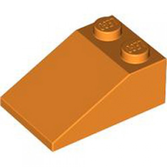 Roof Tile 2x3/25 Degree Bright Orange
