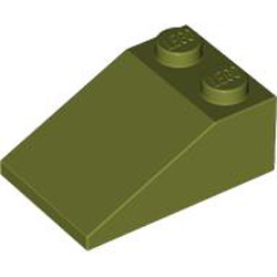 Roof Tile 2x3/25 Degree Olive Green