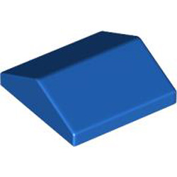 Ridged Tile 2x2/25 Degree Bright Blue