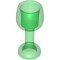 Drinking Glass Transparent Green