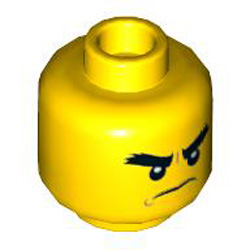Mini Head Number 2258 Bright Yellow
