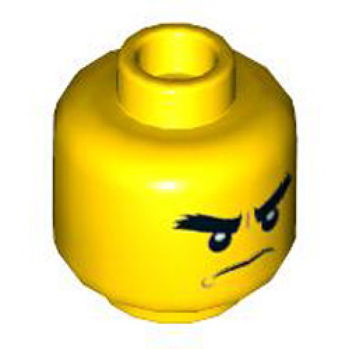 Mini Head Number 2258 Bright Yellow