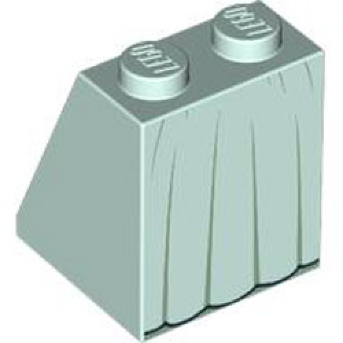 Roof Tile 2x2x2 Degree 65 Number 60 Aqua