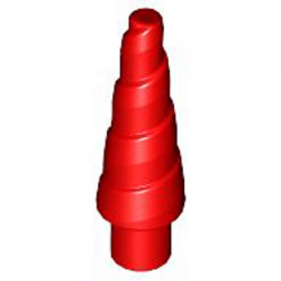 Conical Horn Diameter 3.2 Shaft Bright Red