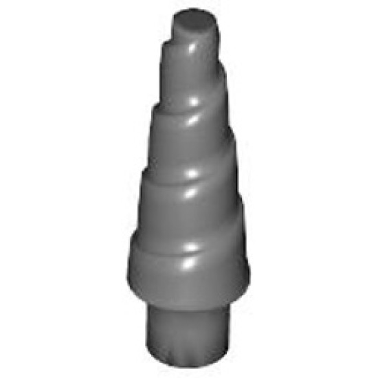 Conical Horn Diameter 3.2 Shaft Dark Stone Grey