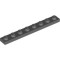 Plate 1x8 Dark Stone Grey