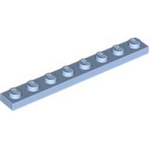 Plate 1x8 Light Royal Blue