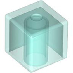 Mini Head Number 2183 Transparent Light Blue