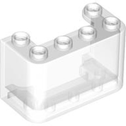 Vertical Windscreen 2x4x2 Transparent White