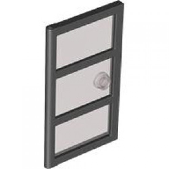 Door Glass for Frame 1x4x6 Black