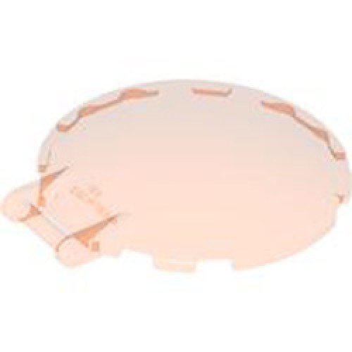 Cockpit Diameter 47.79 with Shaft Diameter 3.2 Transparent Fluorescent Reddish Orange