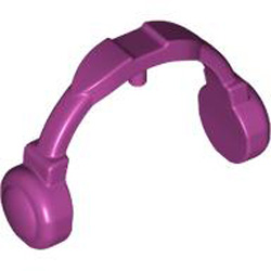 Mini Head Phone with 1.5 Shaft Bright Reddish Violet