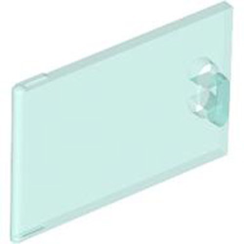 Cupboard Door 3x2 Transparent Light Blue