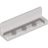 Wall Element 1x4x1 Transparent Brown