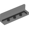Wall Element 1x4x1 Transparent Black