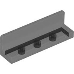 Wall Element 1x4x1 Transparent Black