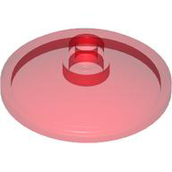 Parabolic Reflector Diameter 24x6.4 Transparent Red