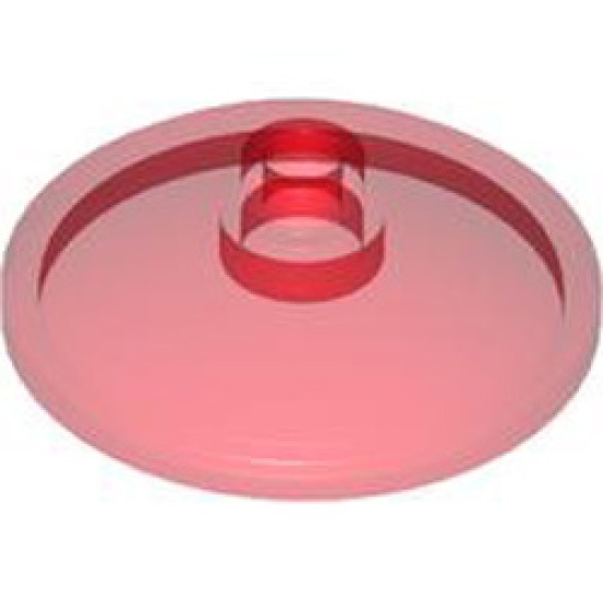 Parabolic Reflector Diameter 24x6.4 Transparent Red