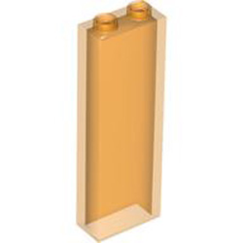 Brick 1x2x5 Transparent Bright Orange